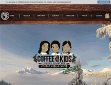 Tablet Screenshot of coffee4kids.org
